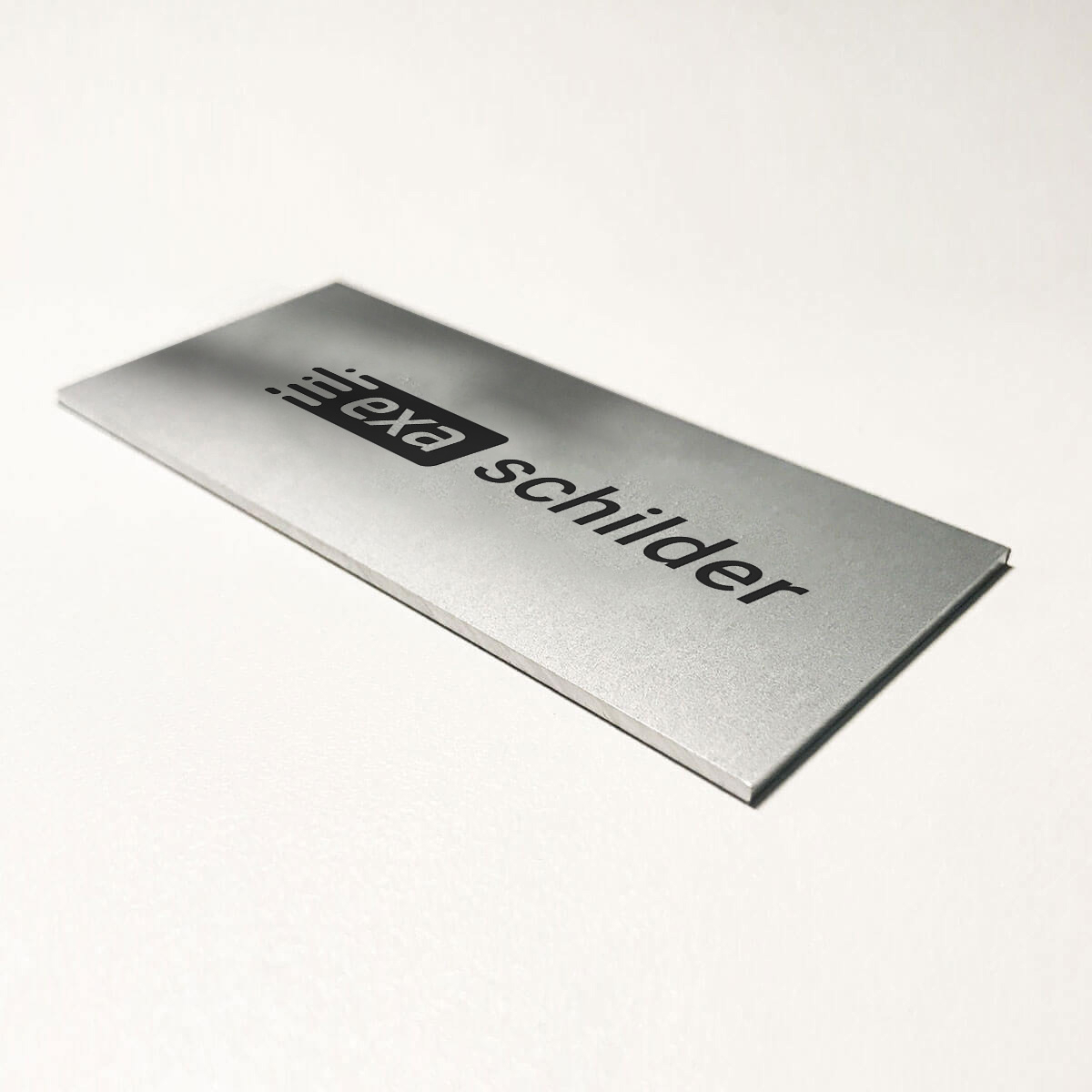 Plaque aluminium